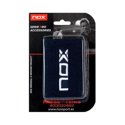 Shop NOX Wristband X2 Black with White Letters – Padel Wristband for Comfort & Style