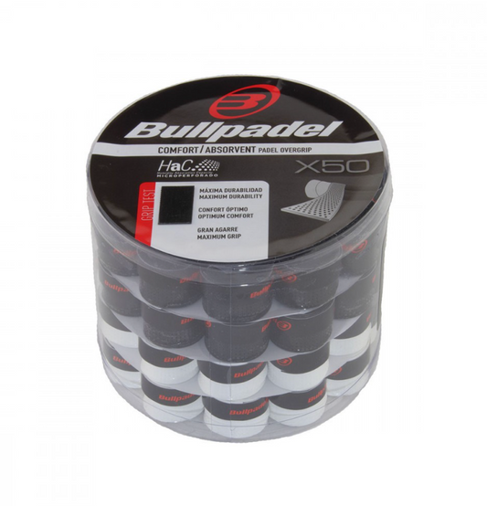 Bullpadel Padel Overgrip – Superior Comfort and Control in Black and White-Prime Padel Shop