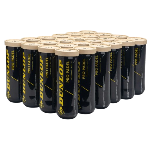 Buy Dunlop PB Pro Padel Balls – Case of 24 for Clubs & Tournaments