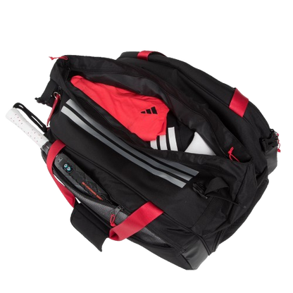 Adidas MULTIGAME BLACK/RED Padel Racket Bag 3.4