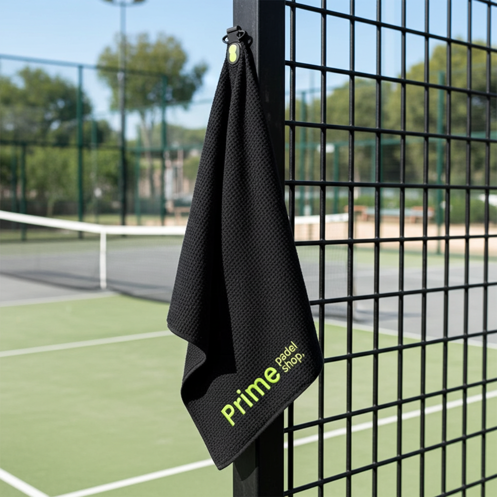 Magnetic Towel Black For Padel - Prime Padel