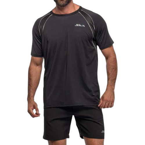 Camiseta Siux Match 24 Black - Padel T-Shirt