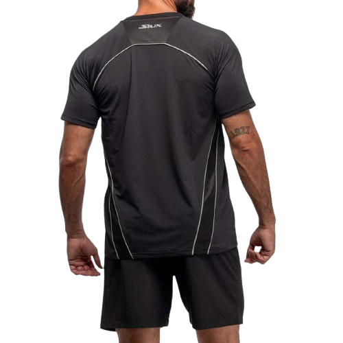 Camiseta Siux Match 24 Black - Padel T-Shirt