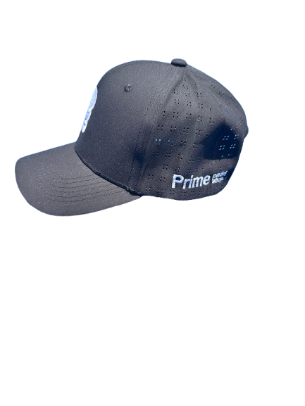 Prime Padel Black Hat – Embroidered Logo & Water Resistant