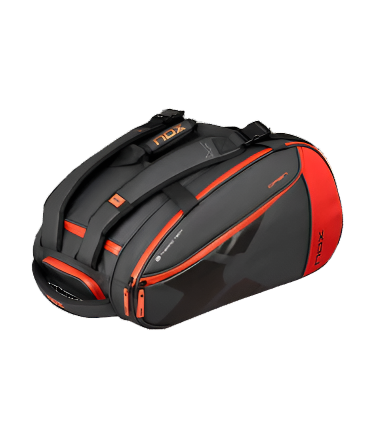 padel bag nox black and red 